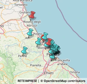 Mappa Via Arrigo Rossi, 64029 Silvi TE, Italia (11.108)