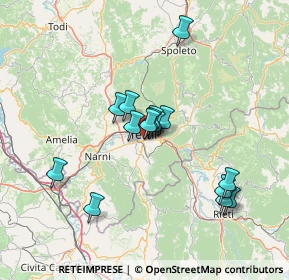Mappa Via Giuseppe di Vittorio, 05100 Terni TR, Italia (12.38733)