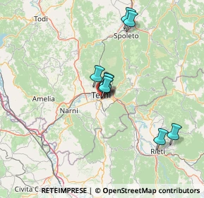 Mappa Via Giuseppe di Vittorio, 05100 Terni TR, Italia (27.436)