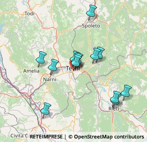 Mappa Via Giuseppe di Vittorio, 05100 Terni TR, Italia (13.21846)
