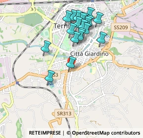 Mappa Via Giuseppe di Vittorio, 05100 Terni TR, Italia (0.997)