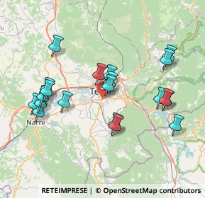 Mappa Via Giuseppe di Vittorio, 05100 Terni TR, Italia (8.0115)
