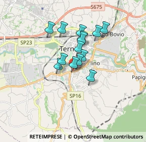 Mappa Via Giuseppe di Vittorio, 05100 Terni TR, Italia (1.26286)