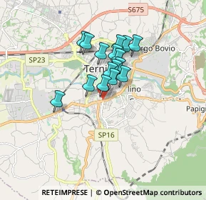 Mappa Via Giuseppe di Vittorio, 05100 Terni TR, Italia (1.2375)