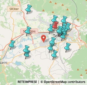 Mappa Strada delle Campore, 05100 Narni TR, Italia (3.761)