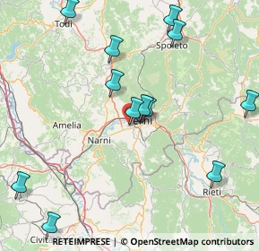 Mappa Strada delle Campore, 05100 Narni TR, Italia (19.38833)