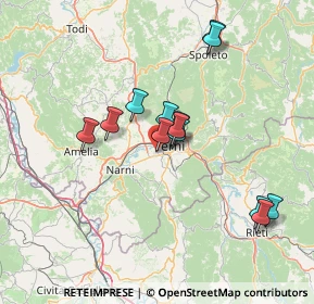 Mappa Strada delle Campore, 05100 Narni TR, Italia (13.33462)