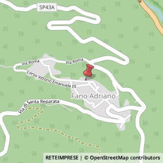 Mappa Via Villa Moreni, 2, 64044 Fano Adriano, Teramo (Abruzzo)