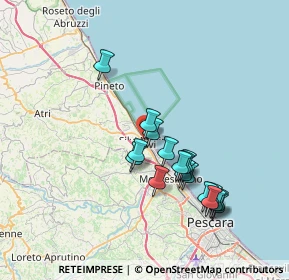 Mappa Via Roma, 64028 Silvi TE, Italia (7.09167)