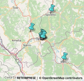 Mappa Via Linda Malnati, 05100 Terni TR, Italia (10.37545)