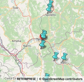 Mappa Via Linda Malnati, 05100 Terni TR, Italia (19.23923)