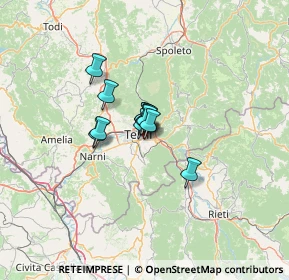 Mappa Via Linda Malnati, 05100 Terni TR, Italia (6.2175)