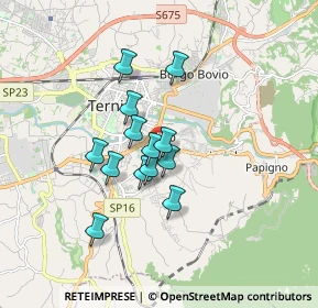 Mappa Via Linda Malnati, 05100 Terni TR, Italia (1.31154)