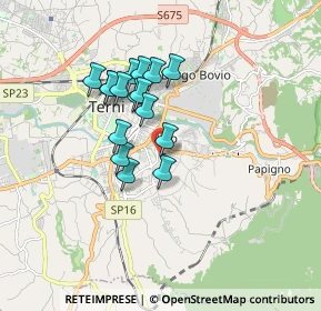 Mappa Via Linda Malnati, 05100 Terni TR, Italia (1.41938)
