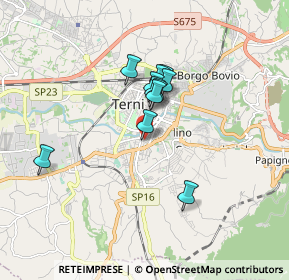 Mappa Via Doberdò, 05100 Terni TR, Italia (1.31364)