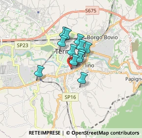 Mappa Via Doberdò, 05100 Terni TR, Italia (1.005)