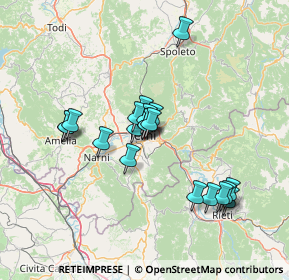 Mappa Via Doberdò, 05100 Terni TR, Italia (12.3365)