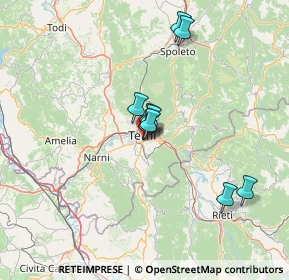 Mappa Via Doberdò, 05100 Terni TR, Italia (24.77571)