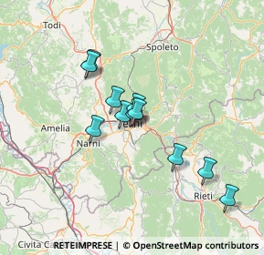 Mappa Via Doberdò, 05100 Terni TR, Italia (11.32091)