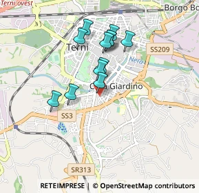 Mappa Via Doberdò, 05100 Terni TR, Italia (0.78833)