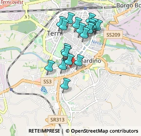 Mappa Via Doberdò, 05100 Terni TR, Italia (0.786)