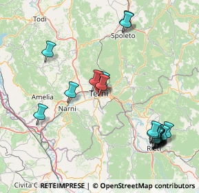 Mappa CAP, 05100 Terni TR, Italia (19.686)