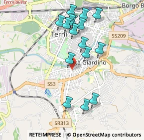 Mappa CAP, 05100 Terni TR, Italia (1.01125)