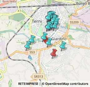 Mappa CAP, 05100 Terni TR, Italia (0.773)