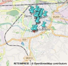 Mappa CAP, 05100 Terni TR, Italia (0.8285)