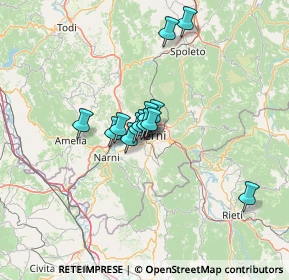 Mappa Via Mario Corrieri, 05100 Terni TR, Italia (9.02231)