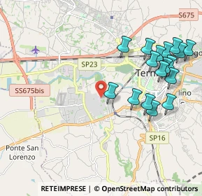 Mappa Via Mario Corrieri, 05100 Terni TR, Italia (2.38882)