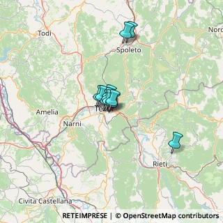 Mappa Strada di Vallestretta, 05100 Terni TR, Italia (8.05091)