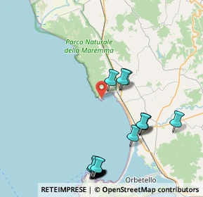 Mappa Via della Marina, 58015 Orbetello GR, Italia (10.561)