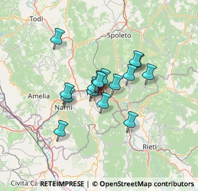 Mappa Piazzale Tristano di Joannuccio, 05100 Terni TR, Italia (9.70375)