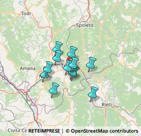 Mappa Piazzale Tristano di Joannuccio, 05100 Terni TR, Italia (8.92583)