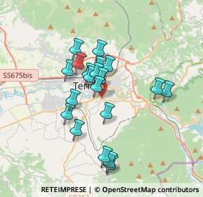 Mappa Piazzale Tristano di Joannuccio, 05100 Terni TR, Italia (3.072)