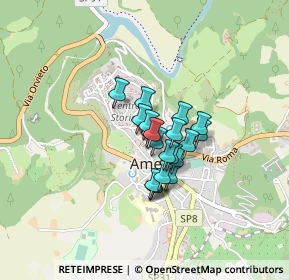 Mappa Via Alarico Silvestri, 05022 Amelia TR, Italia (0.2605)