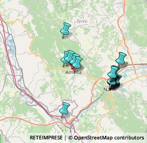 Mappa Via Alarico Silvestri, 05022 Amelia TR, Italia (7.553)