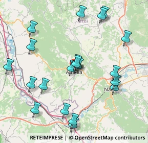 Mappa Via Alarico Silvestri, 05022 Amelia TR, Italia (9.319)