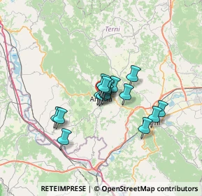 Mappa Via Alarico Silvestri, 05022 Amelia TR, Italia (4.54688)