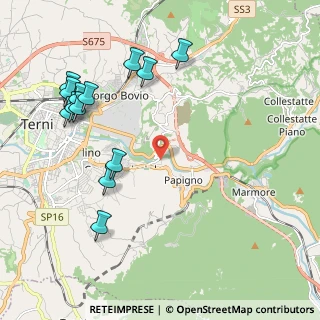 Mappa Vocabolo Casali, 05100 Terni TR, Italia (2.54538)