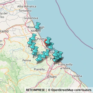 Mappa Via A. Cantoro, 64028 Silvi TE, Italia (11.617)