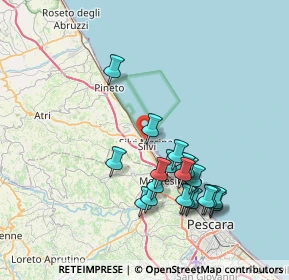 Mappa Via A. Cantoro, 64028 Silvi TE, Italia (7.7545)