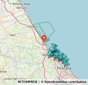 Mappa Via A. Cantoro, 64028 Silvi TE, Italia (7.49545)