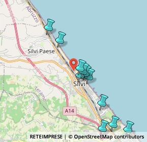 Mappa Via A. Cantoro, 64028 Silvi TE, Italia (2.06818)