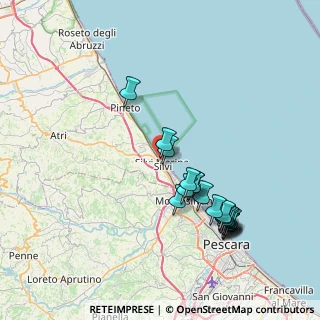 Mappa Via A. Cantoro, 64028 Silvi TE, Italia (8.225)