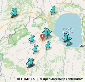 Mappa Strada Vecchi Enfiteusi, 01018 Valentano VT, Italia (8.7775)