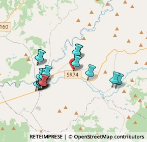 Mappa Loc.Marsiliana, 58014 Manciano GR, Italia (3.58421)