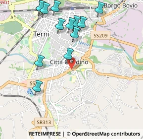 Mappa Via Martin Luther King, 05100 Terni TR, Italia (1.23385)