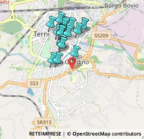 Mappa Via Martin Luther King, 05100 Terni TR, Italia (0.877)